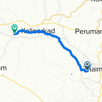 Nagapuzha - Thaimattom Road, Nakapuzha to Neerampuzha Junction Bus Stop, Manjalloor