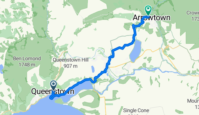 Queenstown to arrowtown